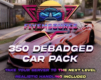 GTA V: 350 Debadged Car Pack | FiveM Ready | High Quality | Drag & Drop | Trucks, SUVs, Sports, Luxury, Supercars, More