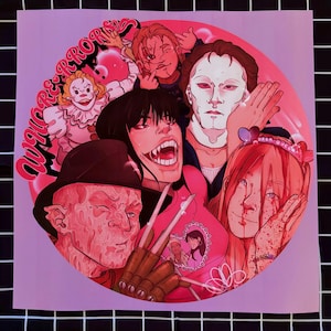 Horrors and Friends Poster Print