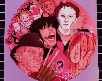 Horrors and Friends Poster Print