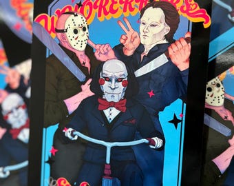 Horrors and Friends Art Print