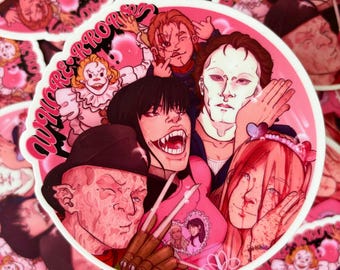 Horrors and Friends Sticker