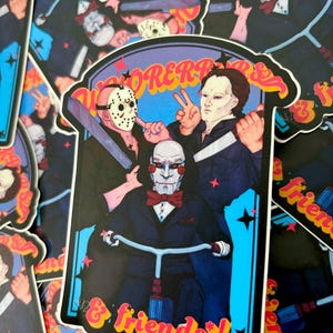 Horrors and Friends Sticker