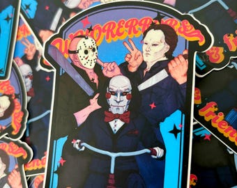 Horrors and Friends Sticker