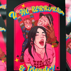 Horrors and Friends Art Print