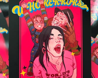 Horrors and Friends Art Print