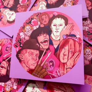Horrors and Friends Art Print