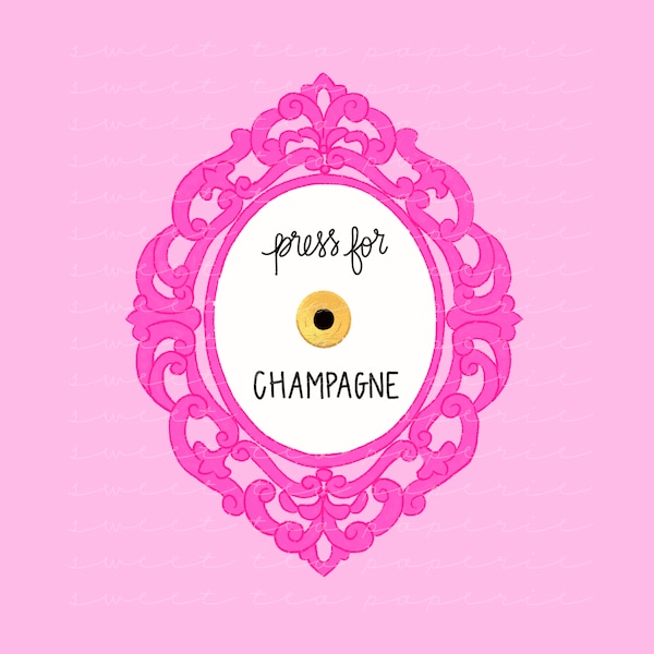 Press for Champagne - Etsy