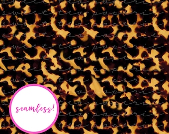 New! Seamless Tortoiseshell Pattern (Instant Download)
