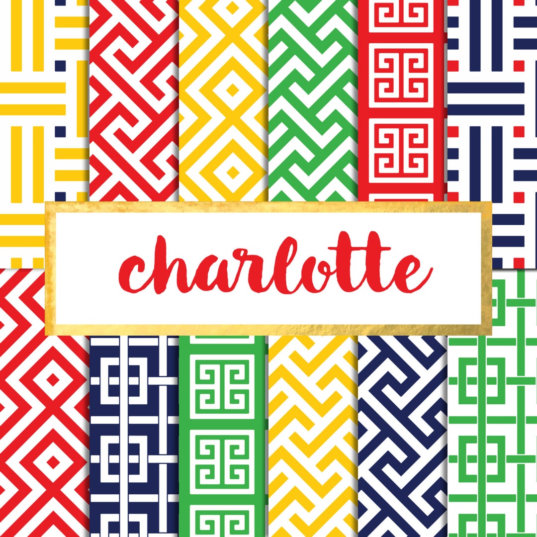 Charlotte V.4 Digital Paper Pack (instant Download) - Etsy
