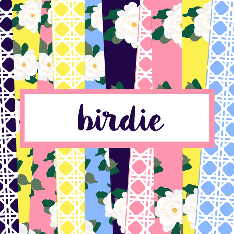 Birdie Digital Paper Pack (instant Download) Magnolia Repeat - Etsy