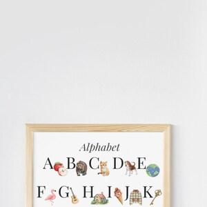 Englische Alphabet-Lernkarten - ABC-Lernen für Kleinkinder und Kinder - Montessori-Vorschule, Buchstaben und Phonetik