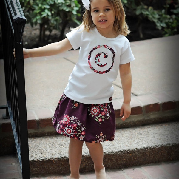 LOVE by Amy Butler.... Callie Outfit....Twirl Skirt and inital top.....baby..toddler...girls