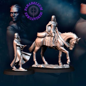 Bloody Elf Maiden - foot and mounted