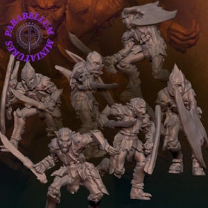 Goblins com espada e escudo