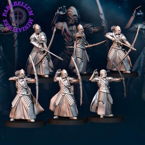6x Bloody Elf Warrior with bow