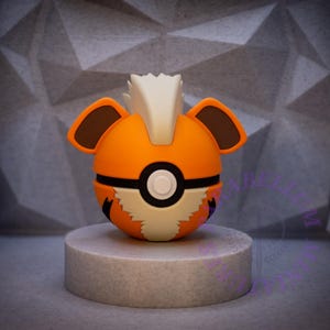 Growlith & Arcanine Evolution Line, Charakter CritterBall Serie Entworfen von N3D