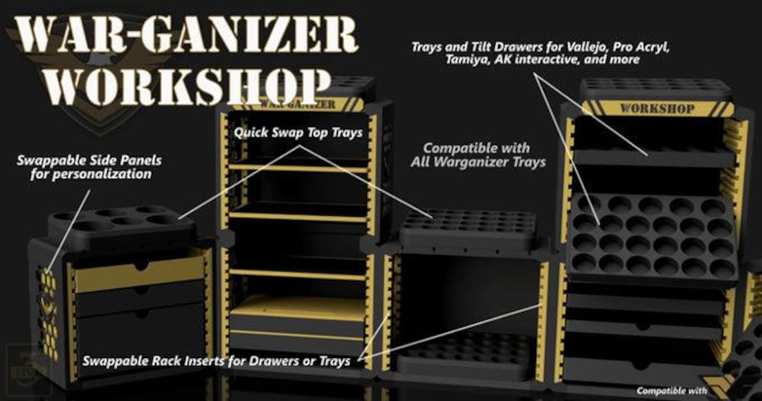 War-ganizer Workshop – Modular Rack Frame Only - Etsy