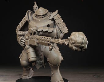 Holy Shogunate Heavy Infantry with flamethrower