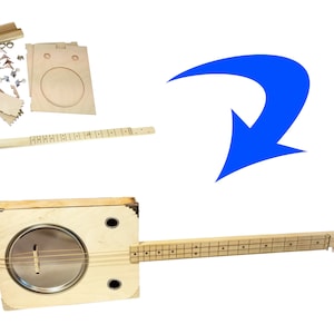 The &quot;Tin Pan Alley&quot; 3-String Paint Can Resonator Guitar Kit