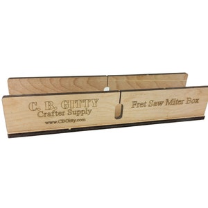 Fretting Miter Box Kit for Cigar Box Guitar Necks & Fretboards up to 1.5" wide (Product # 41-008-01)