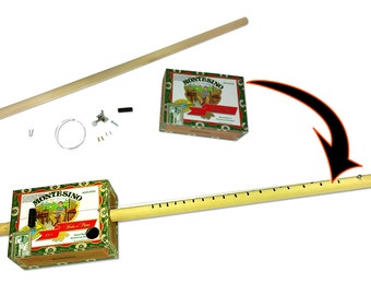 Complete One-string Cigar Box Guitar (Diddley Bow) Kit