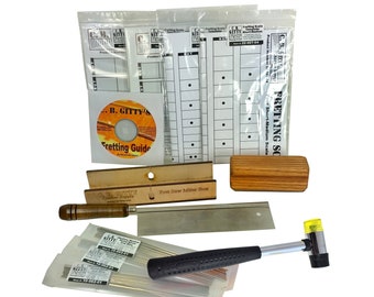 Complete Cigar Box Guitar Fretting Starter Kit: Tools, Templates, Frets and Guide! Product # 41-010-01