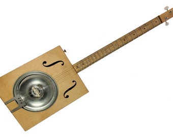 The "Hubcap Howler" 3-String Resonator Guitar Kit