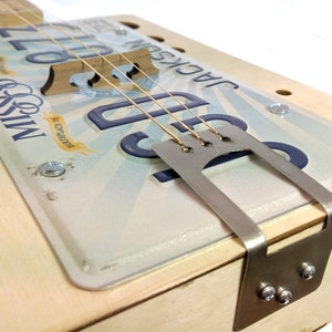 thumbnail interactive-video image 1 of Reso-Plate 3-String License Plate Resonator Guitar Kit – DIY Build, Open G Tuning, 23" Scale 1 of 9