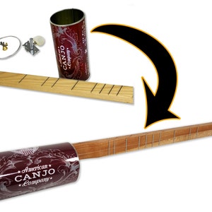 One-string Canjo Kit by The American Canjo Company - a fun one-string instrument you build yourself! (Product # 36-010-01)