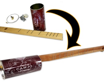 One-string Canjo Kit by The American Canjo Company - a fun one-string instrument you build yourself! (Product # 36-010-01)