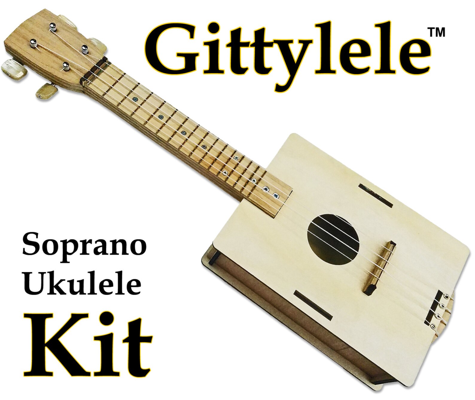 Buildityourself DIY Ukulele Kit Easy to Build Fun to Etsy