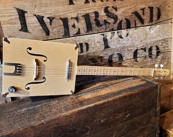 The "Tupelo Tenor" 4-string Acoustic-Electric DIY Box Guitar Kit