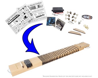 2x4 Lap Steel Guitar Kit - The DIY Slide Guitar - You supply the 2x4! (Product# 36-012-01)