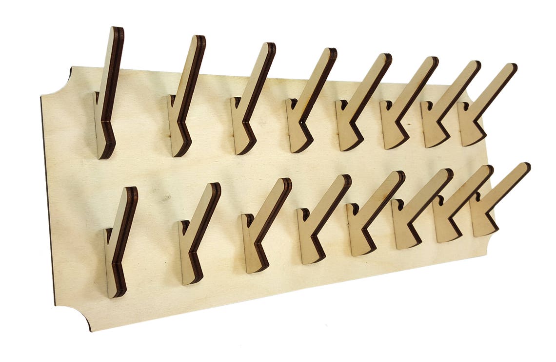 Wallmount Guitar Slide Display Rack Kit Easy to Assemble Etsy