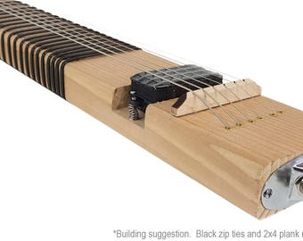 2x4 ラップ スチール ギター キット - DIY スライド ギター