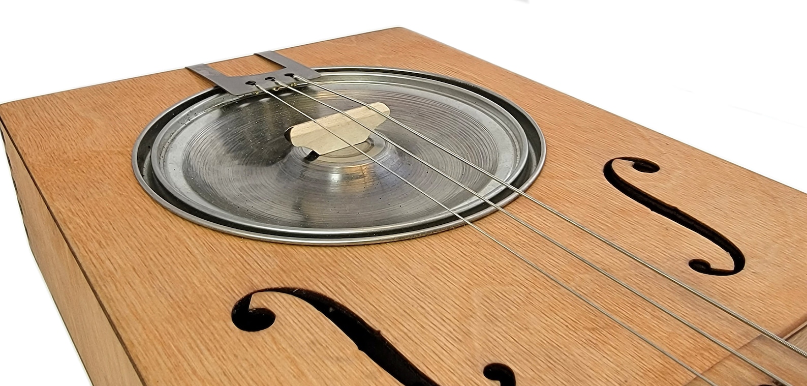 The hubcap Howler 3string Resonator Guitar Kit Etsy