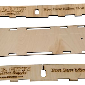 Fretting Miter Box Kit for Guitar Necks & Fretboards up to 2.5&quot; wide (Product # 41-011-01)