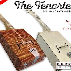 The Tenorlele DIY Tenor Ukulele Kit - Build Your Own Awesome Tenor Uke!