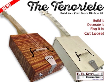 The Tenorlele DIY Tenor Ukulele Kit - Build Your Own Awesome Tenor Uke!