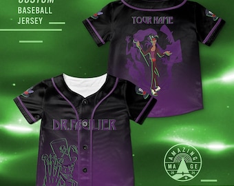 Custom Dr. Facilier Baseball Jersey, Disney Princess and The Frog Shirt, Dr. Facilier Disney Villains Jersey Shirt, Disney Trip Shirt