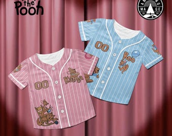 Kanga and Roo Winnie the Pooh Baseball Jersey, Disney Winnie the Pooh Movie Shirt, Kanga Roo Mother and Son Disney Trip Shirt