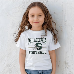 Camiseta de niño de los Philadelphia Eagles, suéter vintage de los Eagles, camiseta de fútbol retro de los Eagles, camiseta de fútbol para niños, regalo para fanáticos de los Eagles, ropa para niños pequeños