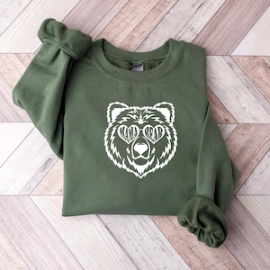 Mama Bear Sweatshirt, Cute Bear Hoodie for Moms, Mama Bear Design Apparel, Perfect Gift for Bear Mama, Mom Life Tee Shirt, Mothers Day Gifts