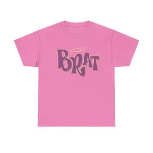 T-shirt en coton rose gosse - chemise an 2000, été gosse, esthétique tendance année 2000, cadeau fille gosse, chemise drôle, chemise meme
