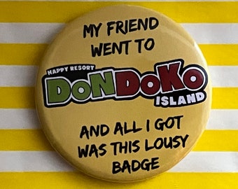 Dondoko Island Pin Badge - Yakuza Sega Video Game