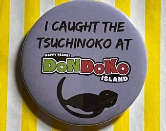 I caught the Tsuchinoko at Dondoko Island - Yakuza (like a dragon) themed pin badge