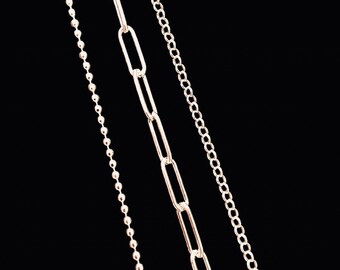 A La Carte . Brag About It . Sterling Silver Necklace / Chain