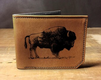 Buffalo - Handmade Leather Bifold Wallet