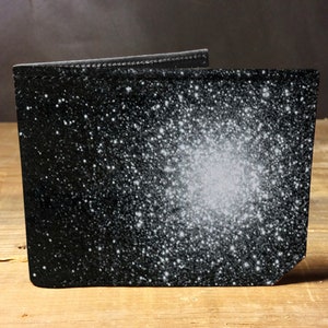 Leather big bang wallet, gift for men, unique wallet, leather wallet, interesting wallet, bifold wallet, colorful wallet, cool wallet