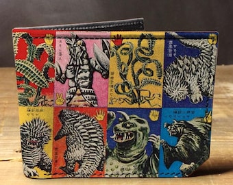 Japón - Cartera plegable de cuero hecha a mano